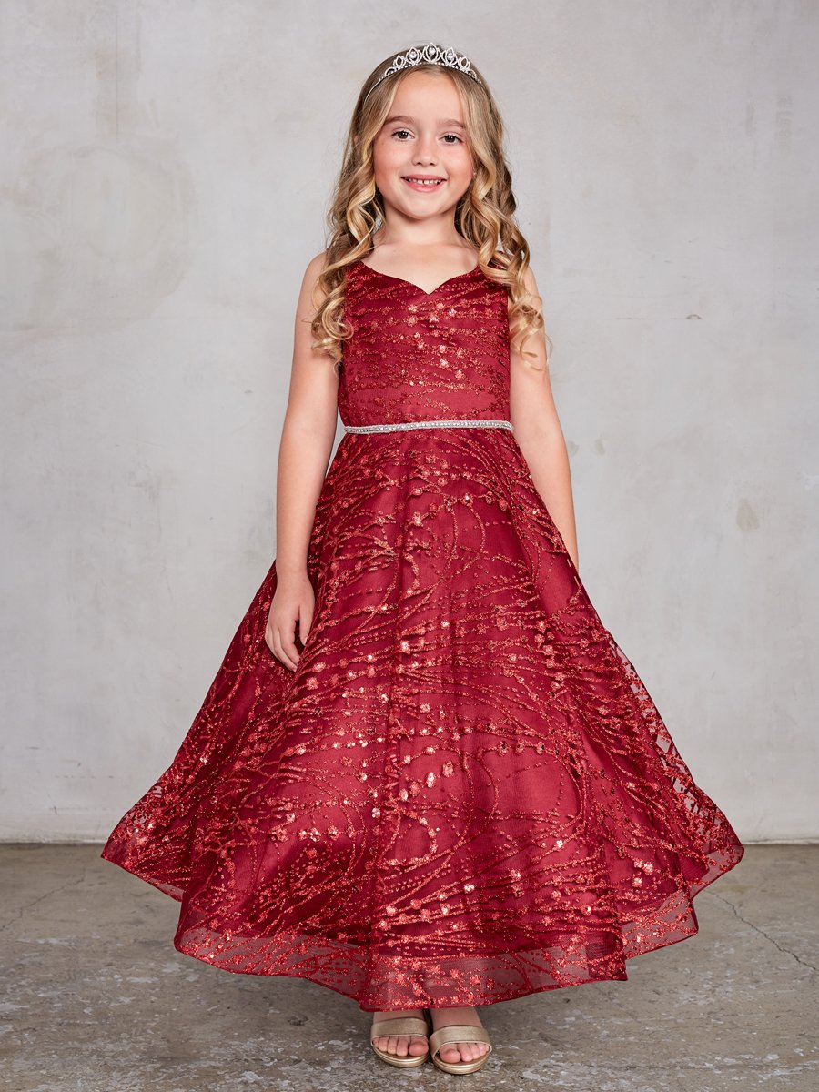 Burgundy formal dress
